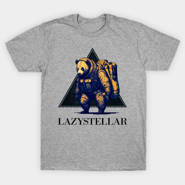 Panda Astronaut - Lazystellar 2 T-Shirt by AnAzArt